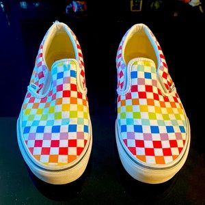 Womens Vans slip on, size 7